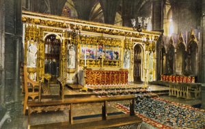 高祭壇、ウェストミンスター寺院、ロンドン 作： English Photographer