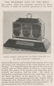 Horners CompanyからKing Edward VIIに贈られたHorn Casket