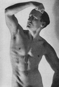 男性の体」のイラスト（モノクロ写真 作： English Photographer