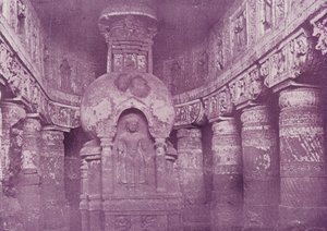 インテリア、アジャンタ洞窟 作： English Photographer