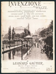1885年ケンジントン国際発明展のために作曲されたインヴェンツィオーネワルツ
