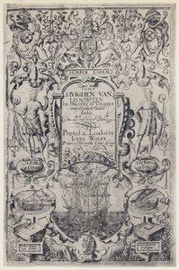 J Linschoten, Discours of Voyages, J Wolfe 1598 (モノクロ写真) 作： English Photographer
