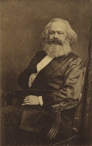 カールマルクス（1818〜1883年）、ドイツの哲学者、経済学者、歴史家、政治理論家 作： English Photographer
