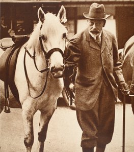 キングジョージと彼のお気に入りのポニージョック、1930年代 作： English Photographer
