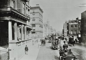 ナイツブリッジ、ウェストミンスターLB：1890年、アルバートゲートで東向き 作： English Photographer