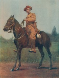 中尉ECベスーン。ベスーンの騎馬歩兵を指揮