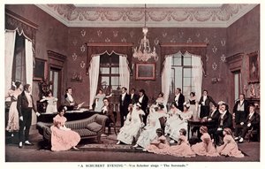 ライラックの時間」「シューベルトの夕べ」「フォン・ショーバーが歌うセレナード」（モノクロ写真 作： English Photographer