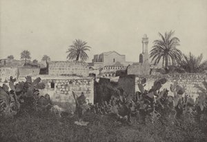 使徒パウロが病気のアエネアスを回復させた、旧約聖書の古代の大地、リッダ 作： English Photographer