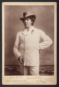 MS 81783 A、オスカー ワイルド、1893 年頃 (白黒写真) 作： English Photographer
