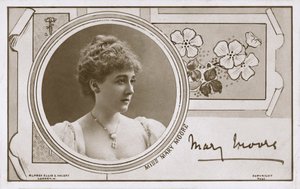 メアリー・ムーア、イギリスの舞台女優（モノクロ写真） 作： English Photographer