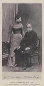 Maurus Jokaiと彼の妻 作： English Photographer
