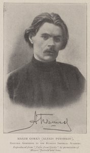 Maxim Gorky（Alexis Pyeshkov）、ロシア帝国アカデミーへの入学を拒否 作： English Photographer