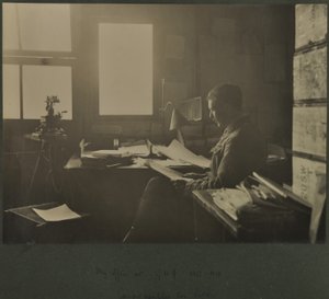 GHQの私のオフィス、1917-18 作： English Photographer