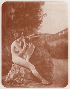 ヌーディスト・アートミューズ（モノクロ写真） 作： English Photographer