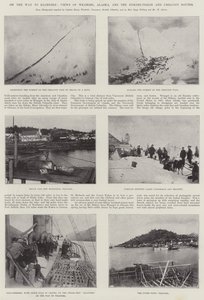 クロンダイクへの途中、Wrangel、アラスカ、Stikine-TeslinとChilcootルートの眺め