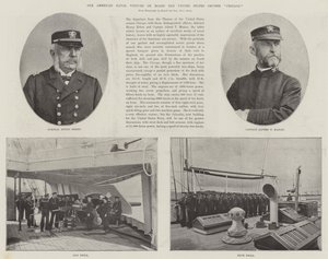 アメリカ巡洋艦シカゴに乗船しているアメリカ海軍の訪問者 作： English Photographer