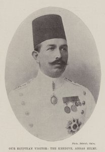 私たちのエジプトの訪問者、Khedive、アッバスヒルミ 作： English Photographer