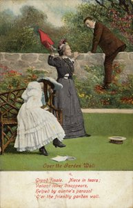 庭の壁を越えて 作： English Photographer