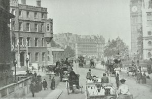 国会議事堂、ウェストミンスターLB：国会議事堂を望む広大な聖域、1896年 作： English Photographer