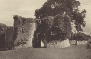 ペンライス城、ゲートハウス（モノクロ写真） 作： English Photographer