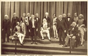 政治家、マダム・タッソー（モノクロ写真 作： English Photographer