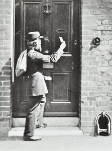 キングウィリアムウォークの郵便配達、グリニッジ、1885 作： English Photographer