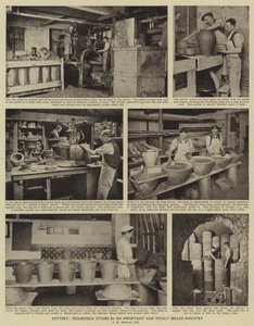 陶器、重要かつ高度な技術を要する産業の発展段階（モノクロ写真 作： English Photographer