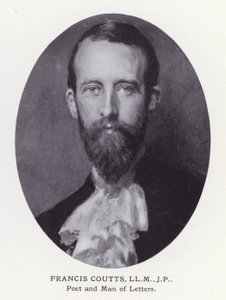 ロンドンの著名人フランシス・クーツ(白黒写真) 作： English Photographer