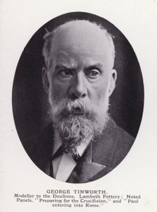 ロンドンの著名人ジョージ・ティンワース(白黒写真) 作： English Photographer