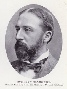 ロンドンの著名人：Hugh De T Glazebrook（モノクロ写真 作： English Photographer
