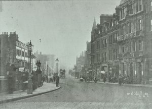 パトニーブリッジ：パトニーハイストリートからのアプローチ道路、1898