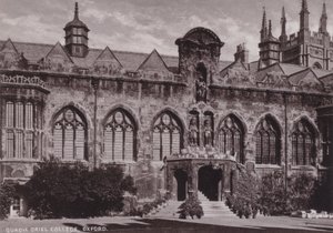 Quadrangle Oriel College、オックスフォード 作： English Photographer