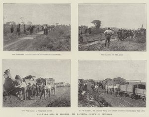 ローデシアの鉄道建設、Mafeking-Buluwayo拡張 作： English Photographer