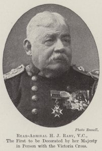 ビクトリア海軍司令官、HJレイビー少将、VC 作： English Photographer