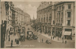 リージェントストリート、ロンドン、北向き 作： English Photographer