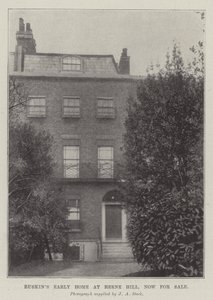 Ruskins Early Home at Herne Hill、現在販売中 作： English Photographer