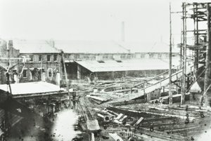 サムダス造船所、ロンドン、1863 作： English Photographer