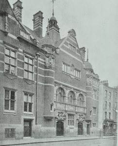 ショーディッチ公衆浴場：外観、1898 作： English Photographer