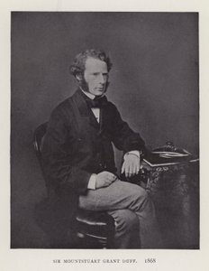 マウントスチュアートグラントダフ卿、1868年 作： English Photographer