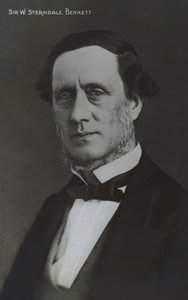 Sir William Sterndale Bennett（イギリスの作曲家、指揮者、ピアニスト）（モノクロ写真 作： English Photographer