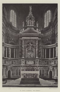 セントポール大聖堂、Reredos 作： English Photographer