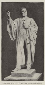 3月31日に発表されたベルファストのハンナ博士の像 作： English Photographer