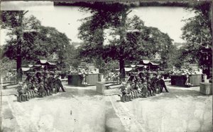 セントジェームズパークの屋台の立体画像 作： English Photographer