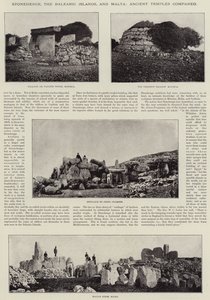 ストーンヘンジ、バレアレス諸島、マルタ、古代寺院の比較 作： English Photographer