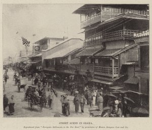 大阪のストリートシーン 作： English Photographer