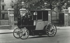 タクシー-電気、1897-1900 作： English Photographer