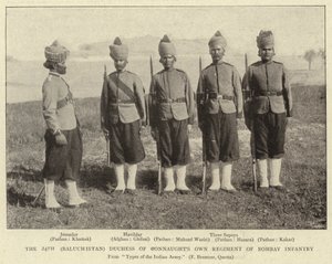 第24（バルチスタン）コンノート公爵夫人自身のボンベイ歩兵連隊 作： English Photographer