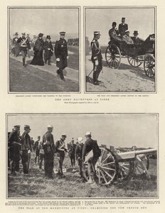 ヴィトリーでの軍の作戦、ヴィトリーでの作戦での皇帝、新しいフランスの銃の調査 作： English Photographer