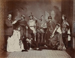 ハムレットのキャスト、ウィンターガーデン、チェルトナム、1895