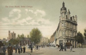 The Cross Roads, Swiss Cottage, London (カラー写真) 作： English Photographer